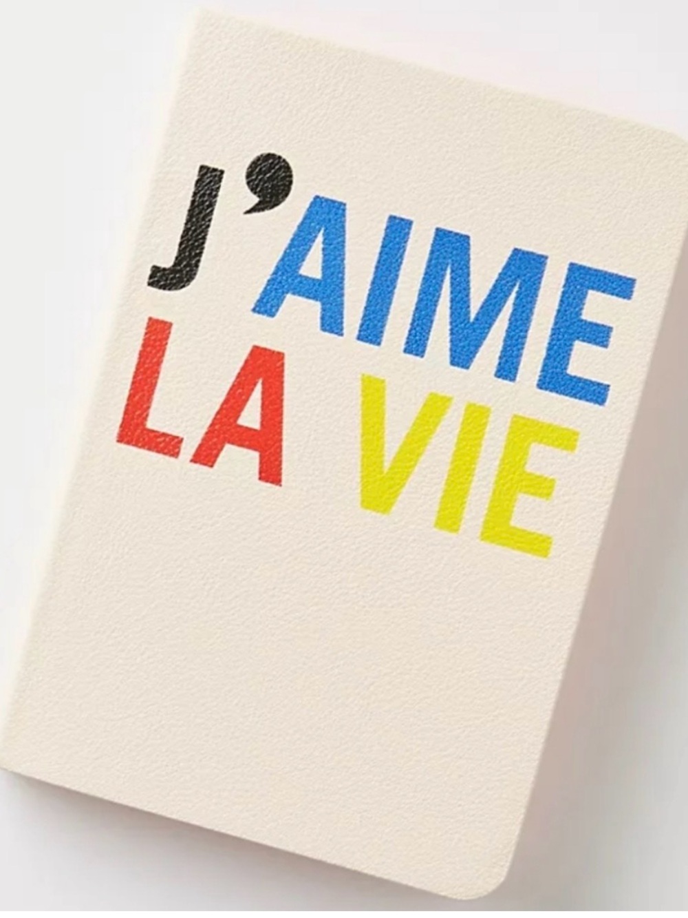 NWT Clare V. for Anthropologie “J’Aime La Vie” Lined Notebook